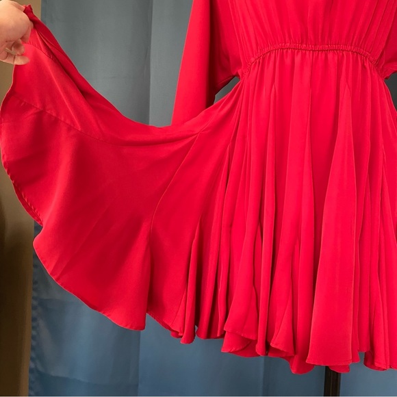 Rhode Caroline Godet Crepe Mini Dress - Picture 6 of 7